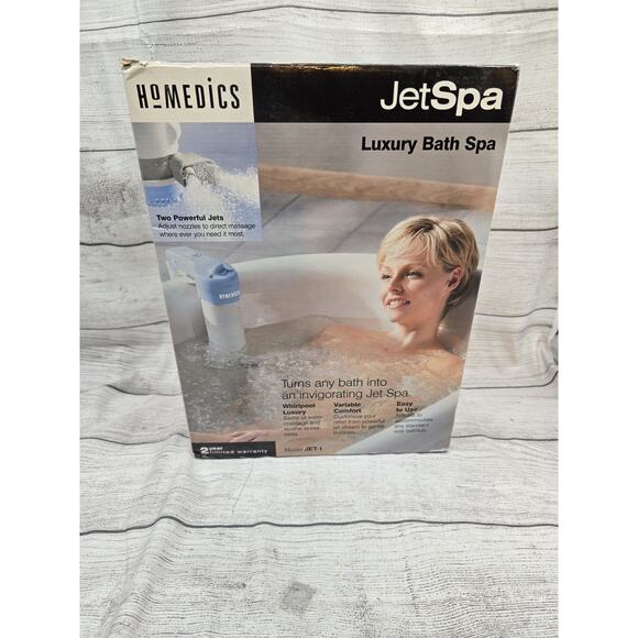 HoMedics JET-1 Jet Spa Whirlpool Luxury Spa for Home Bath Tub NEW - Picture 1 of 5